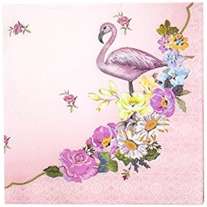 TRULY FLAMINGO COCKTAIL NAPKINS - Image 2